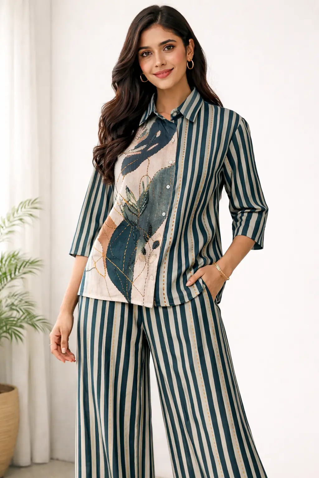 Rabistha Signature Handcrafted Embroidered Co-Ord Set