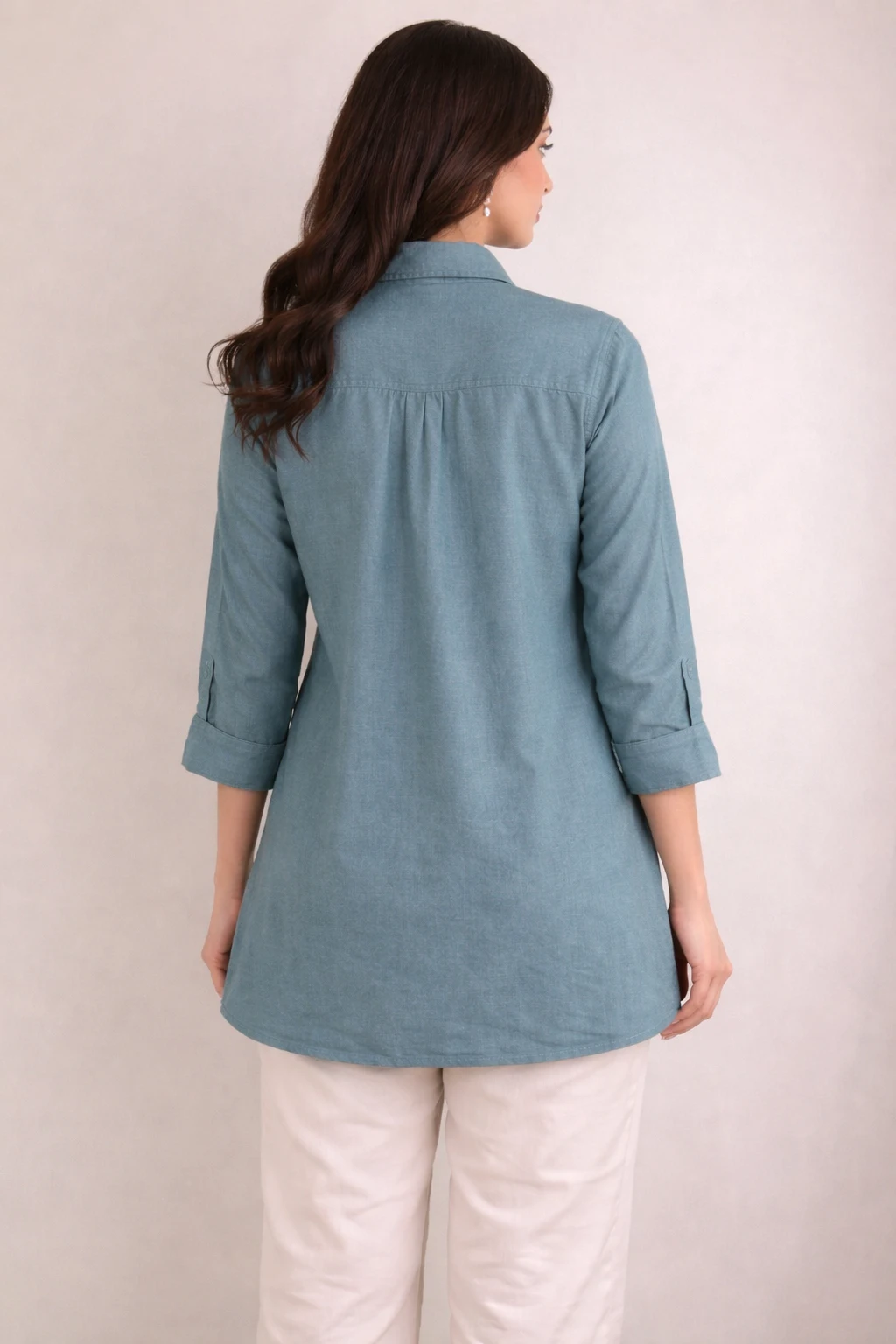 Rabistha Teal Blossom Handcrafted Co-Ord Set