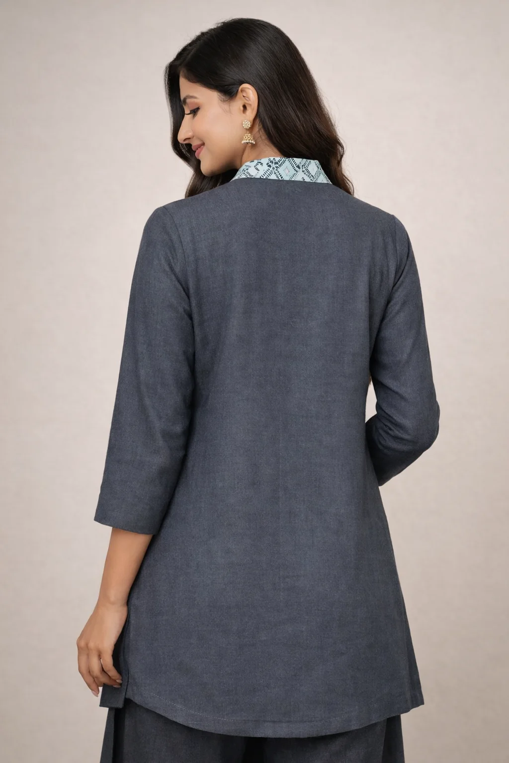 Slate Blue Panel Co-Ord Set