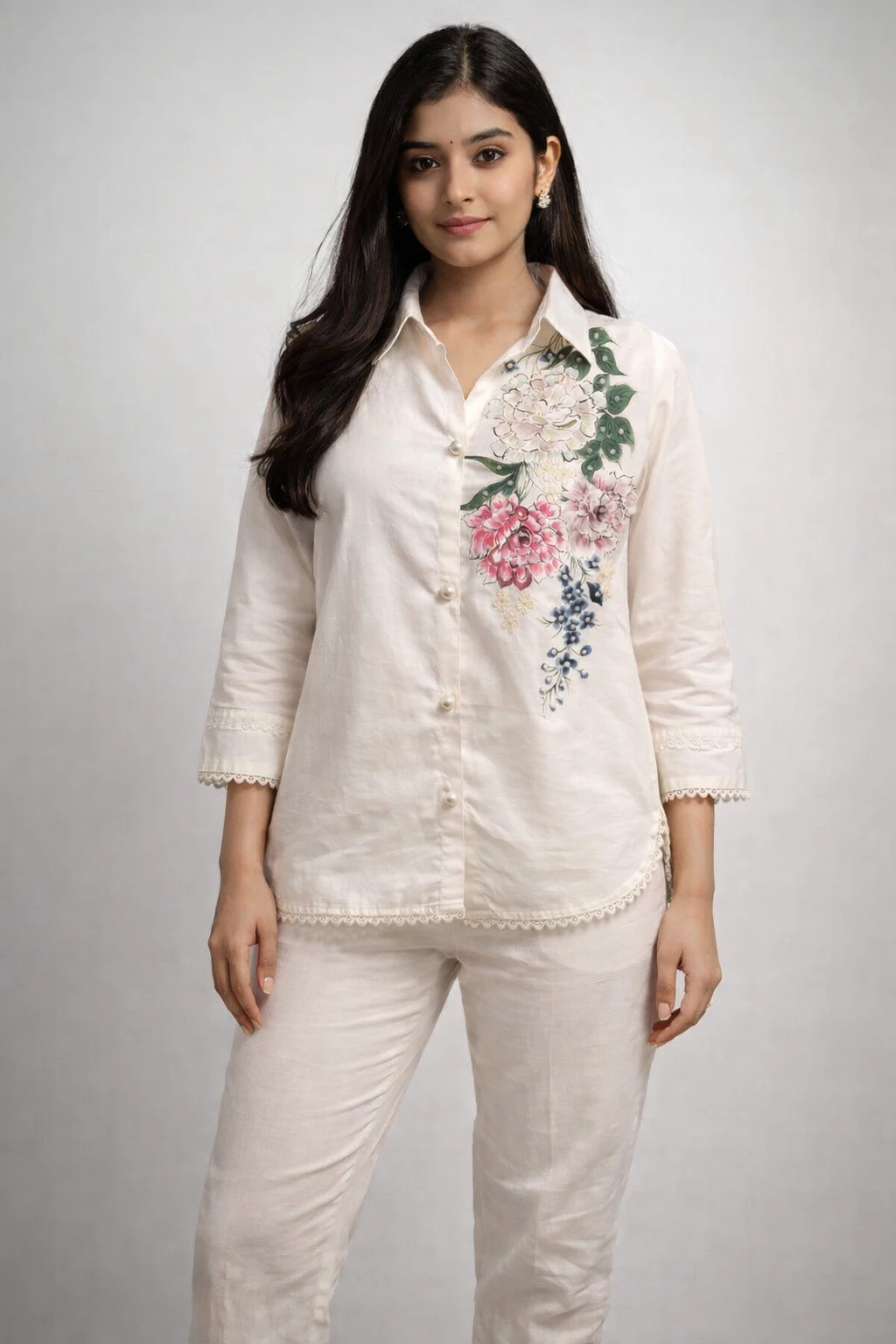 Ivory Blossom Co-Ord Set