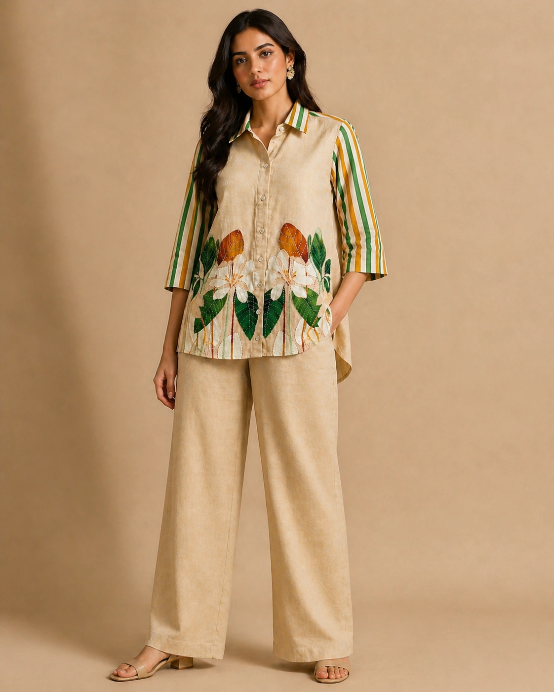 Rabistha Sunleaf Stripe Co-Ord Set