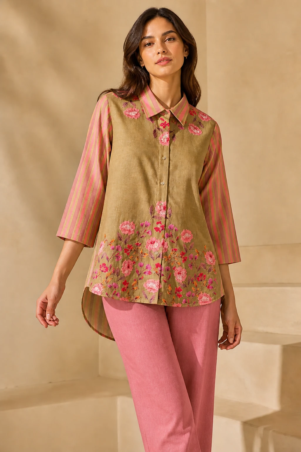 Rabistha Rosewood Bloom Co-Ord Set