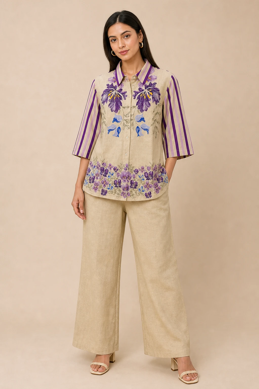 Rabistha Royal Iris Luxe Co-Ord Set