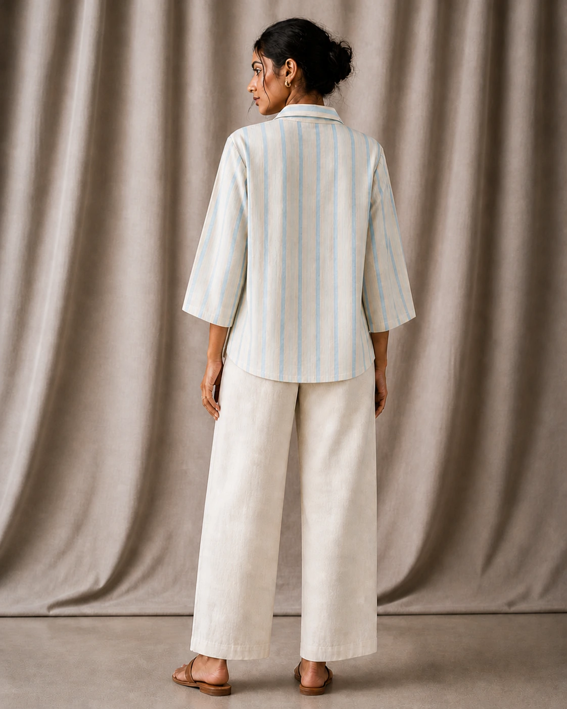Rabistha Azure Bloom Luxe Co-Ord Set