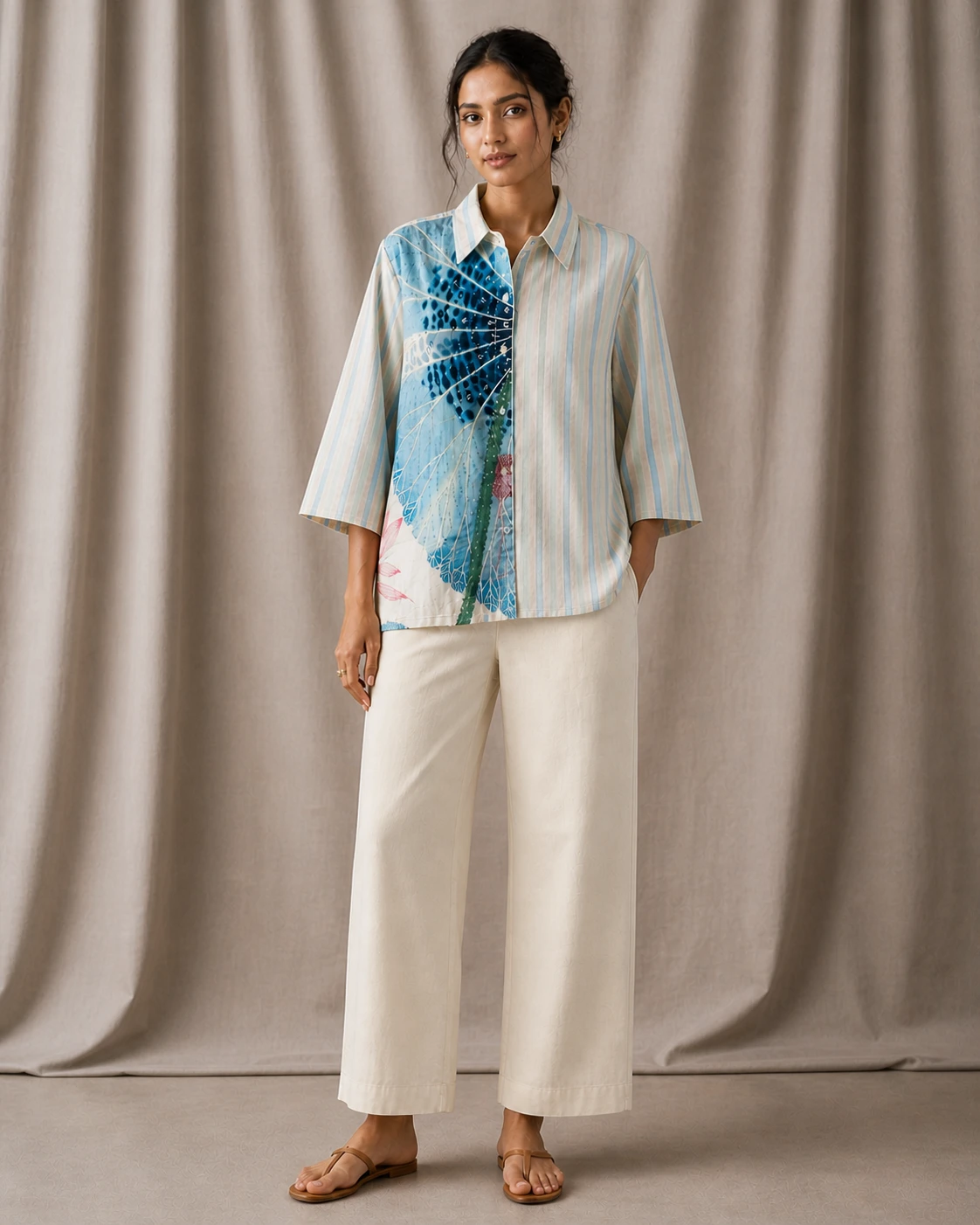 Rabistha Azure Bloom Luxe Co-Ord Set