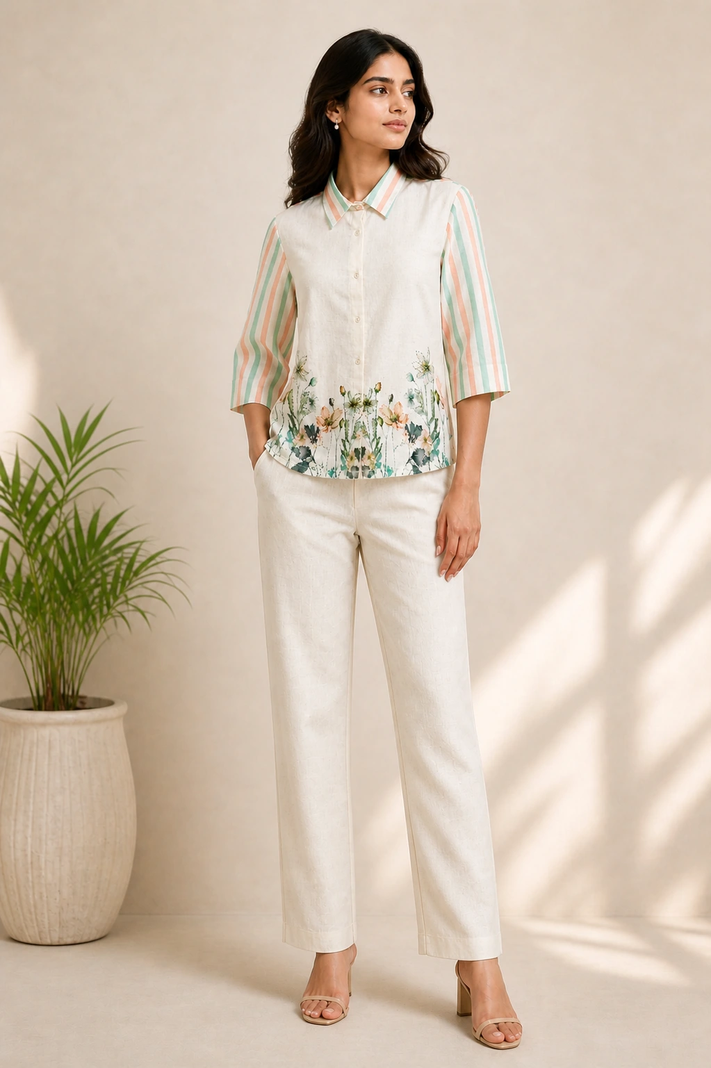 Rabistha Meadow Whisper Luxe Co-Ord Set