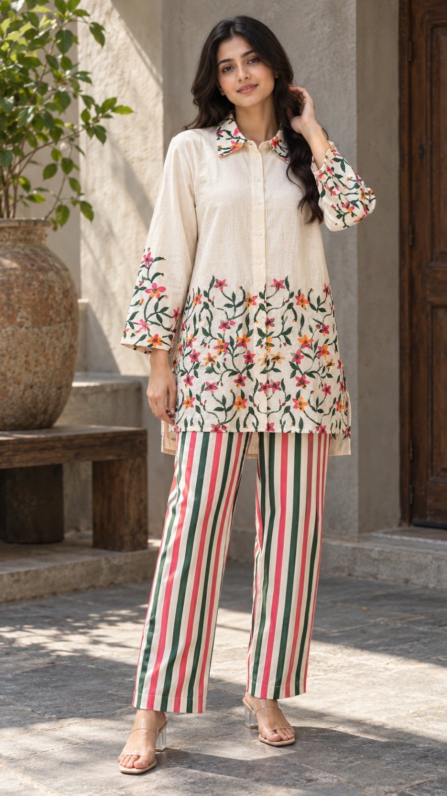 Rabistha Star Jasmine Handcrafted Co-Ord Set